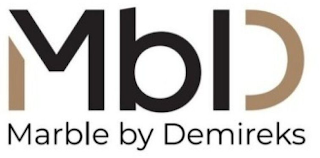 MBD MARBLE BY DEMIREKS logo