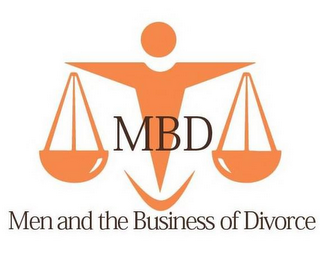 MBD MEN AND THE BUSINESS OF DIVORCE logo