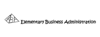 MBE BA ELEMENTARY BUSINESS ADMINISTRATION logo