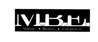 MBE MINORITY BUSINESS ENTREPRENEUR logo