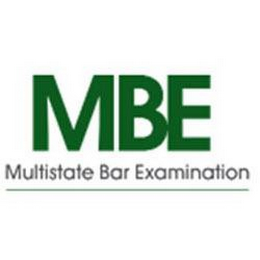 MBE MULTISTATE BAR EXAMINATION logo