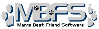 MBFS MAN'S BEST FRIEND SOFTWARE logo