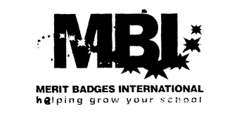 MBI MERIT BADGES INTERNATIONAL HELPING GROW YOUR SCHOOL logo