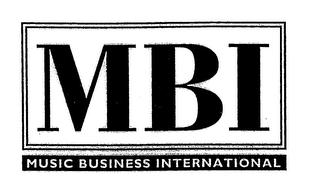 MBI MUSIC BUSINESS INTERNATIONAL logo