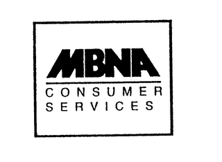 MBNA CONSUMER SERVICES logo