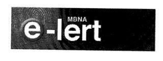 MBNA E-LERT logo