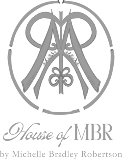 MBR HOUSE OF MBR BY MICHELLE BRADLEY ROBERTSON logo