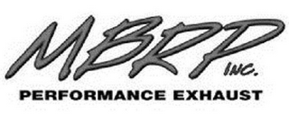 MBRP INC. PERFORMANCE EXHAUST logo