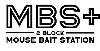 MBS+ 2 BLOCK MOUSE BAIT STATION logo