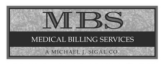 MBS MEDICAL BILLING SERVICES A MICHAEL J. SIGAL CO. logo