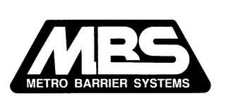 MBS METRO BARRIER SYSTEMS logo