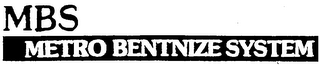 MBS METRO BENTNIZE SYSTEM logo