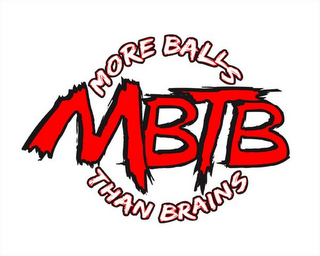 MBTB MORE BALLS THAN BRAINS logo