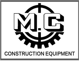 M.C CONSTRUCTION EQUIPMENT logo