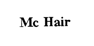MC HAIR logo