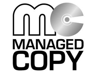 MC MANAGED COPY logo