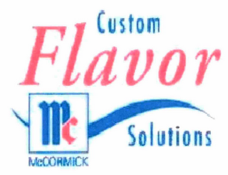 MC MCCORMICK CUSTOM FLAVOR SOLUTIONS logo