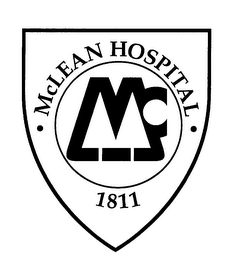 MC MCLEAN HOSPITAL 1811 logo