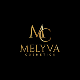MC MELYVA COSMETICS logo