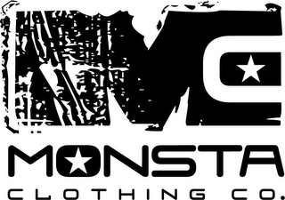 MC MONSTA CLOTHING CO. logo