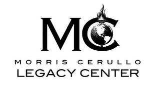 MC MORRIS CERULLO LEGACY CENTER logo
