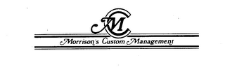 MC MORRISON'S CUSTOM MANAGEMENT logo