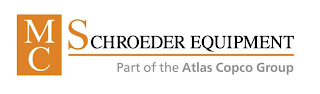 MC SCHROEDER EQUIPMENT PART OF THE ATLAS COPCO GROUP logo