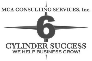 MCA CONSULTING SERVICES, INC. 6 CYLINDER SUCCESS WE HELP BUSINESS GROW! logo