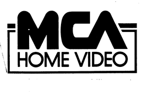 MCA HOME VIDEO logo
