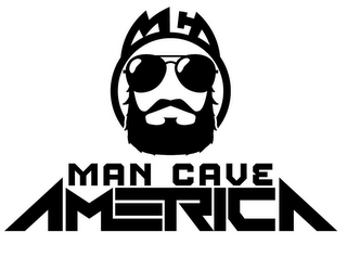 MCA MAN CAVE AMERICA logo