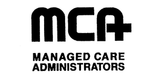 MCA MANAGED CARE ADMINISTRATORS logo