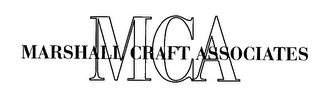 MCA MARSHALL CRAFT ASSOCIATES logo