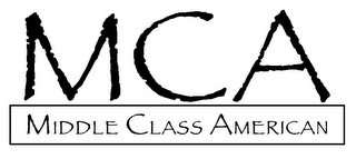 MCA MIDDLE CLASS AMERICAN logo