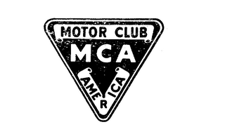MCA MOTOR CLUB AMERICA logo