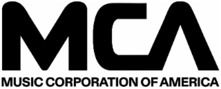 MCA MUSIC CORPORATION OF AMERICA logo