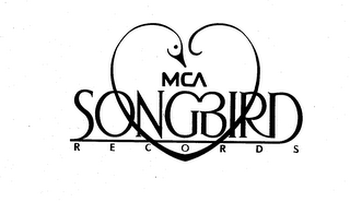 MCA SONGBIRD RECORDS logo