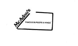 MCADOO'S FAMOUS BURGER & WINGS logo