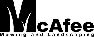 MCAFEE MOWING AND LANDSCAPING logo