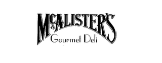 MCALISTER'S GOURMET DELI logo