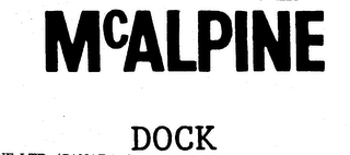 MCALPINE logo