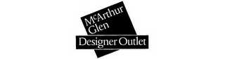 MCARTHUR GLEN DESIGNER OUTLET logo