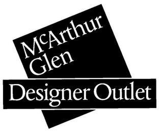 MCARTHUR GLEN DESIGNER OUTLET logo