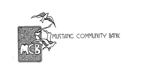 MCB MUSTANG COMMUNITY BANK logo