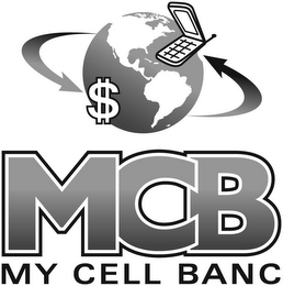 MCB MY CELL BANK logo