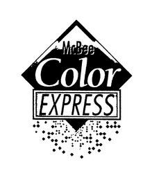 MCBEE COLOR EXPRESS logo