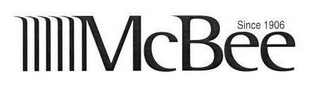 MCBEE SINCE 1906 logo