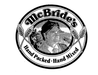 MCBRIDE'S HAND PACKED HAND MIXED logo