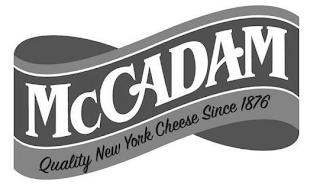 MCCADAM QUALITY NEW YORK CHEESE SINCE 1876 logo