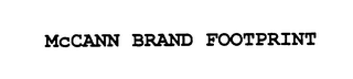 MCCANN BRAND FOOTPRINT logo