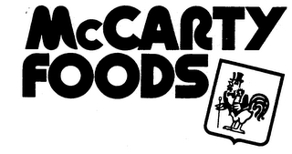 MCCARTY FOODS logo